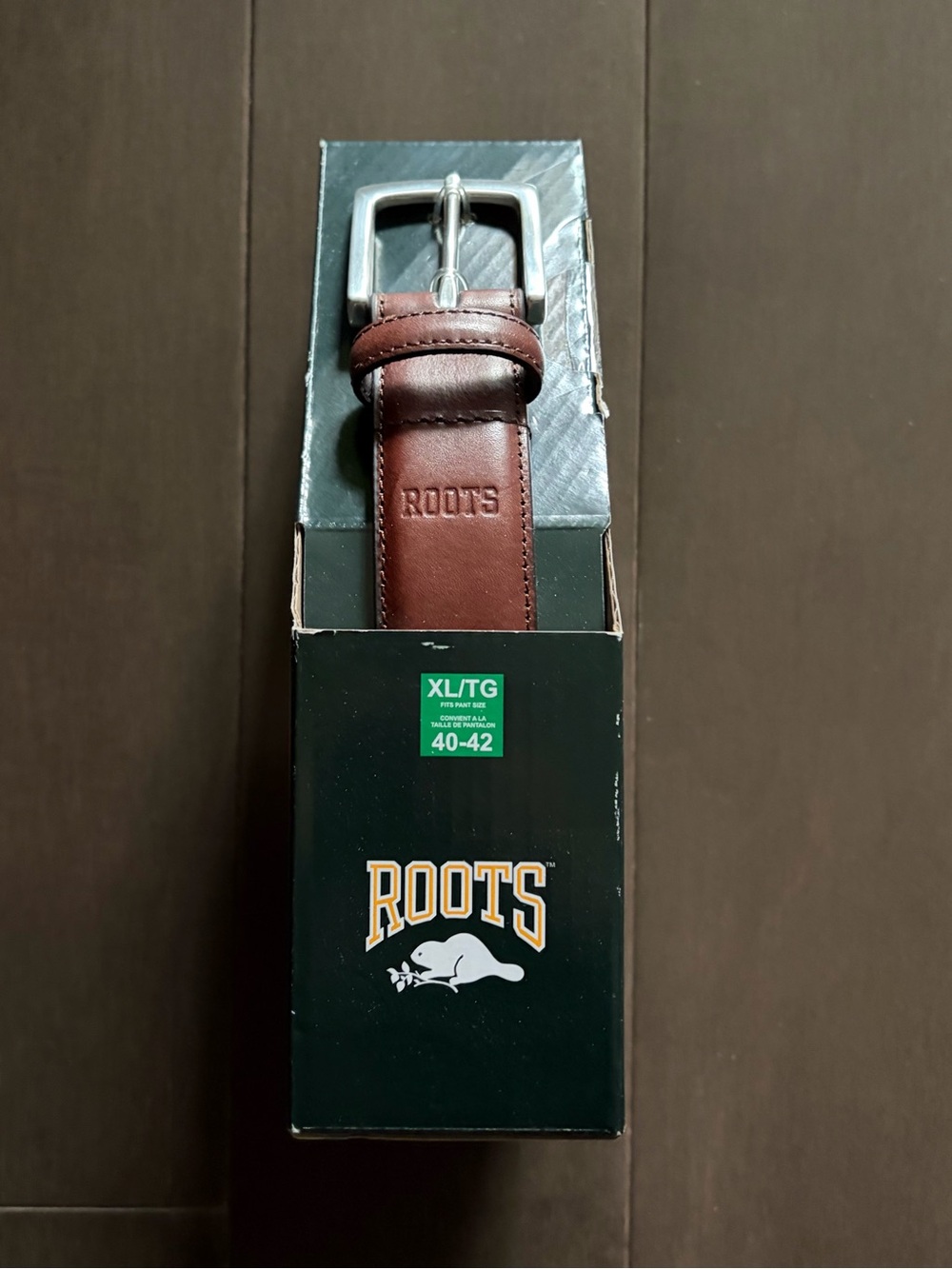 NWT Roots leather belt